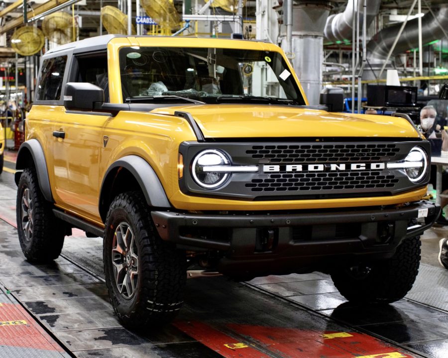 2021 Ford Bronco Begins Production and Shipment