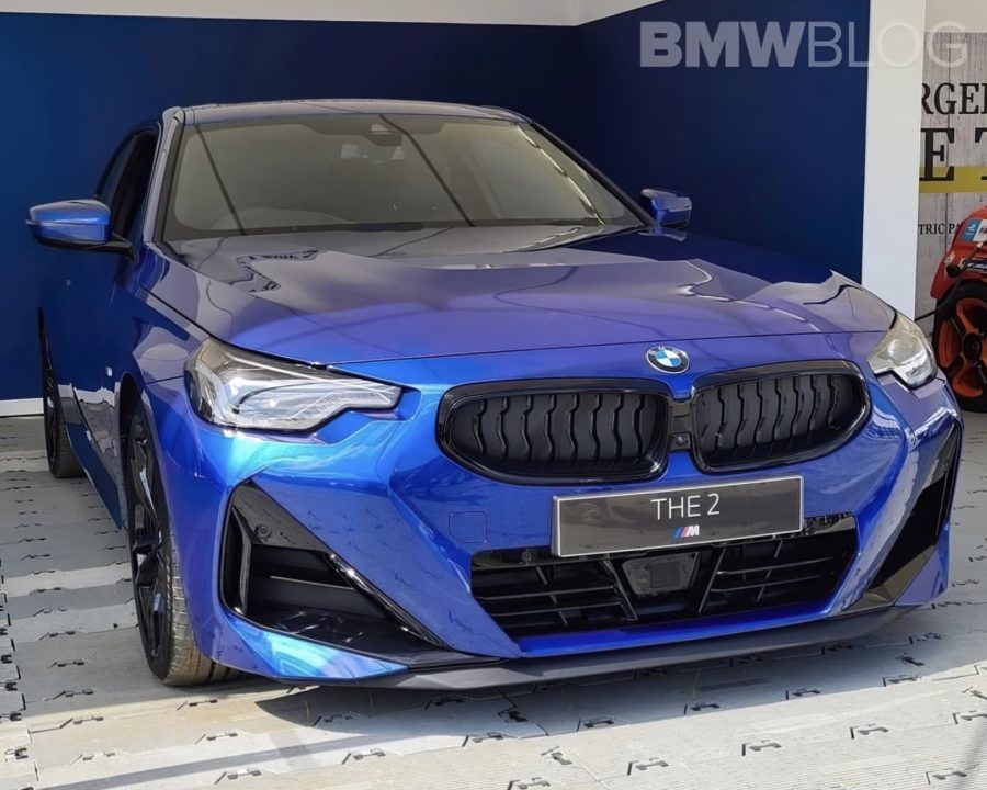 2022 BMW 2 Series in Portimao Blue Metallic with the M Sport Package (G42)