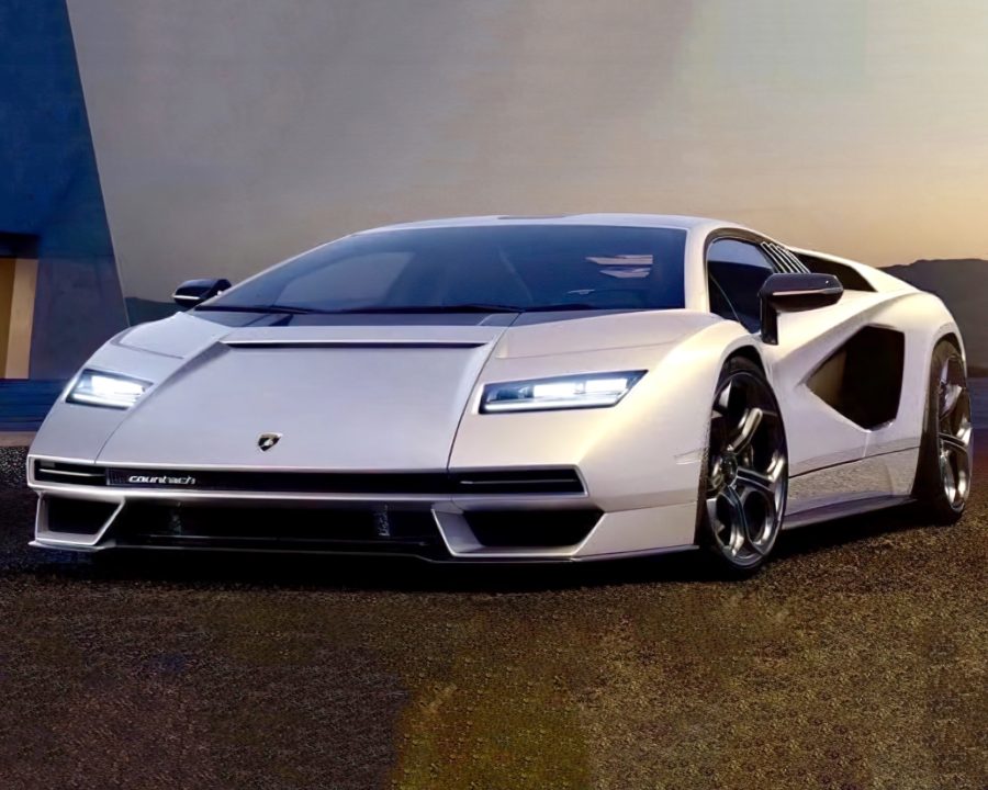Lamborghini Countach Leaked Images Reveal Full Retro Design