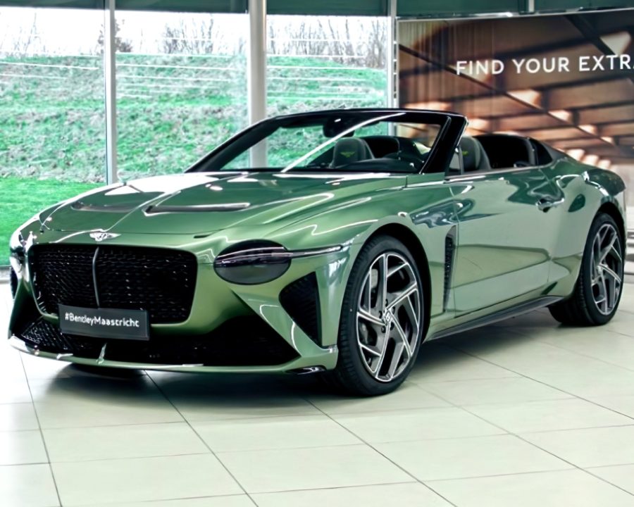 New Bentley Bacalar in a Jade Green Spec Debuts in Netherlands